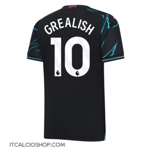Manchester City Jack Grealish #10 Terza Maglia 2023-24 Manica Corta